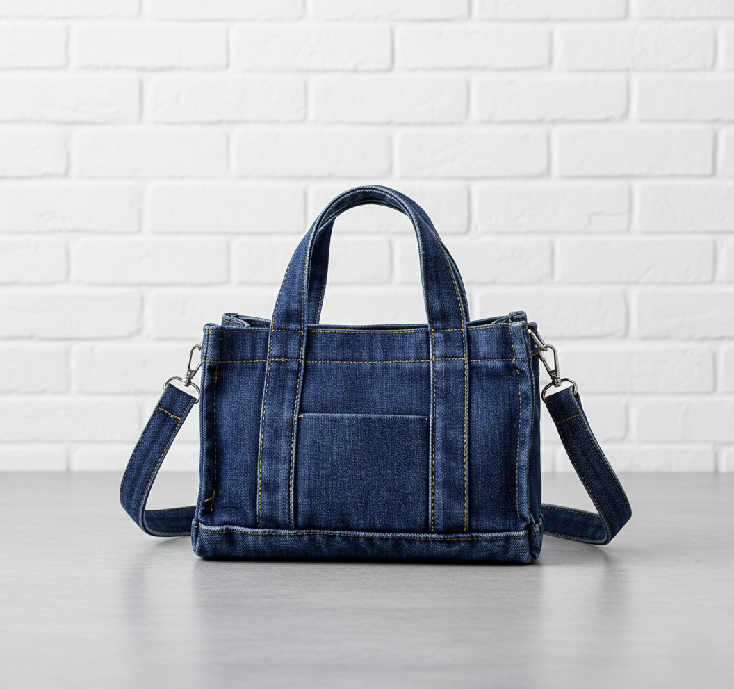 Casual denim handtas