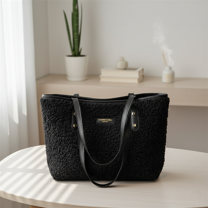 Zachte fashion teddy tas