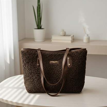 Zachte fashion teddy tas