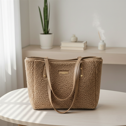 Zachte fashion teddy tas