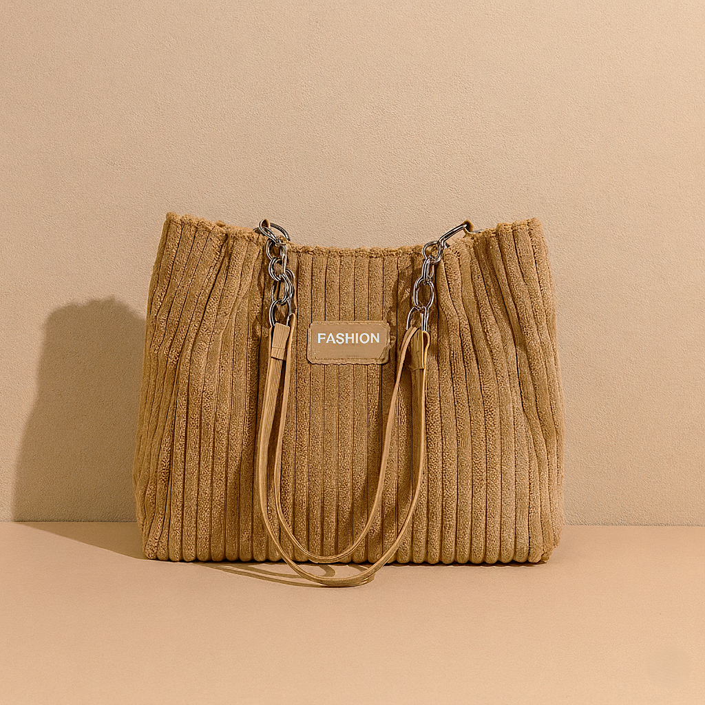 De Corduroy Chic Tote