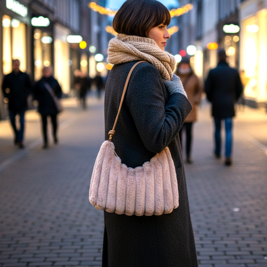 Zachte Pluche Schoudertas