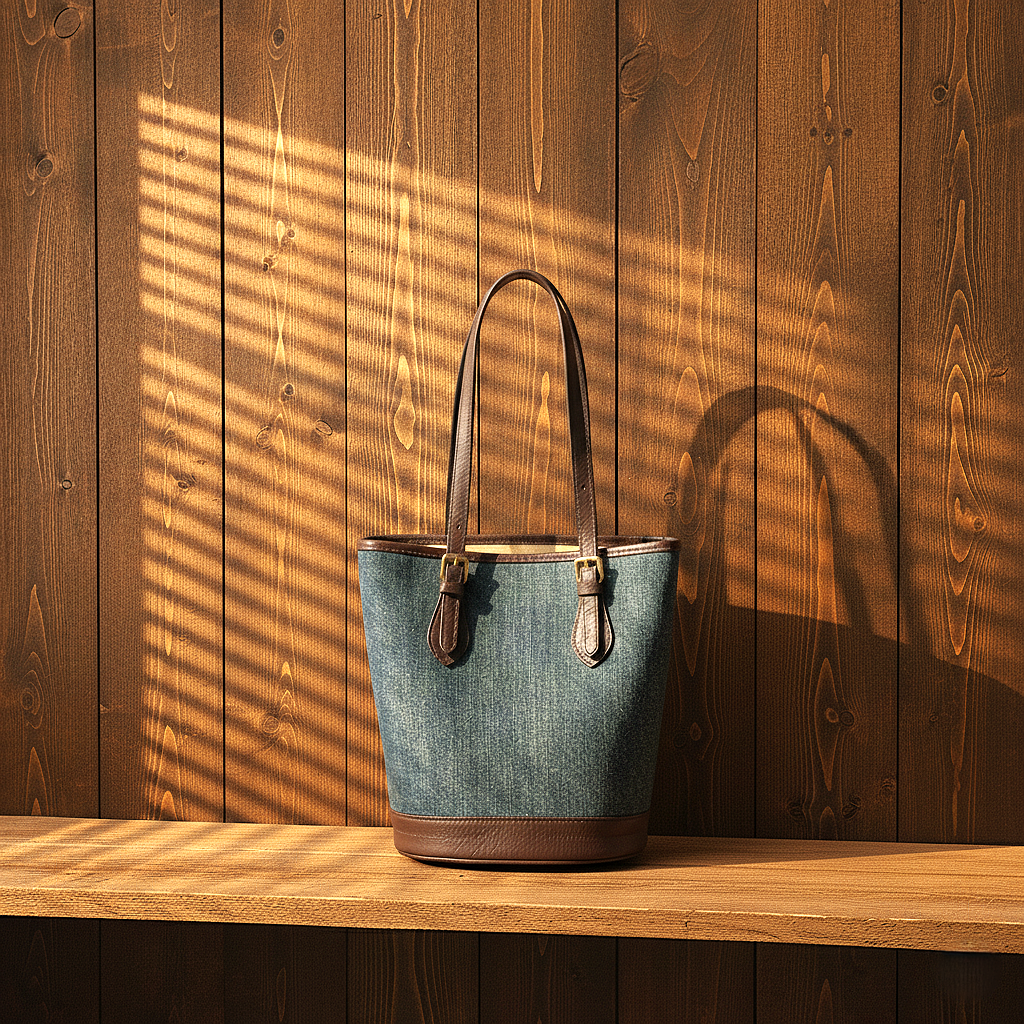 Chique denim schoudertas