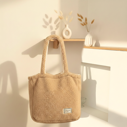 Dubbelzijdige teddy shopper