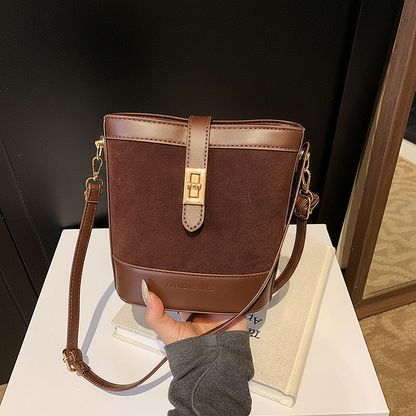 Stijlvolle suède crossbody tas