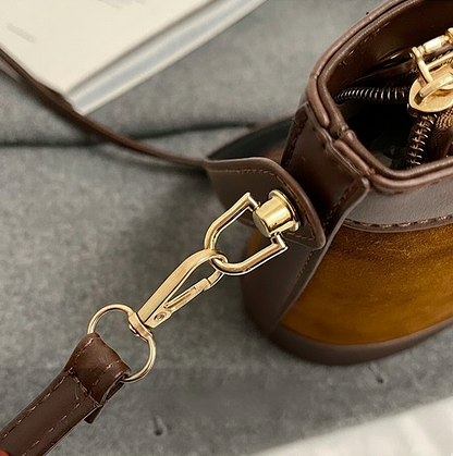 Stijlvolle suède crossbody tas