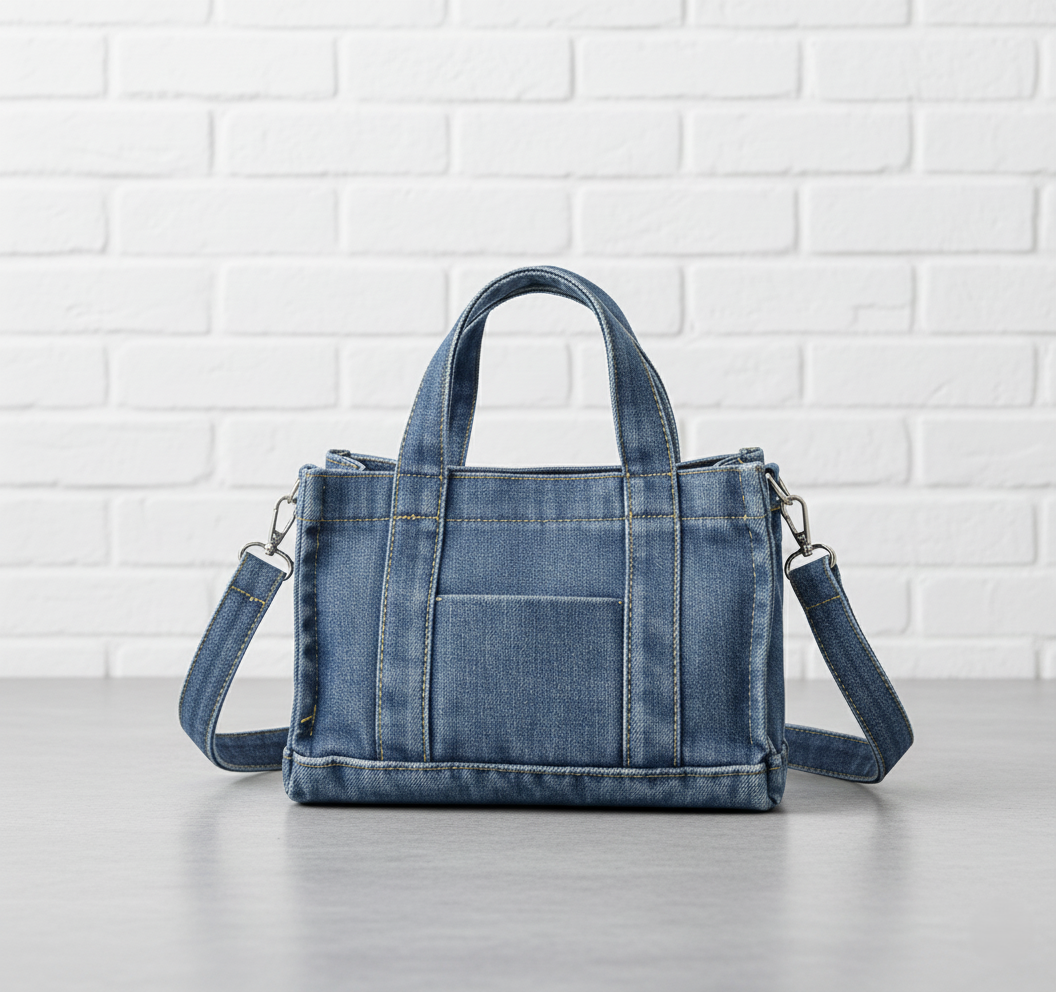 Casual denim handtas