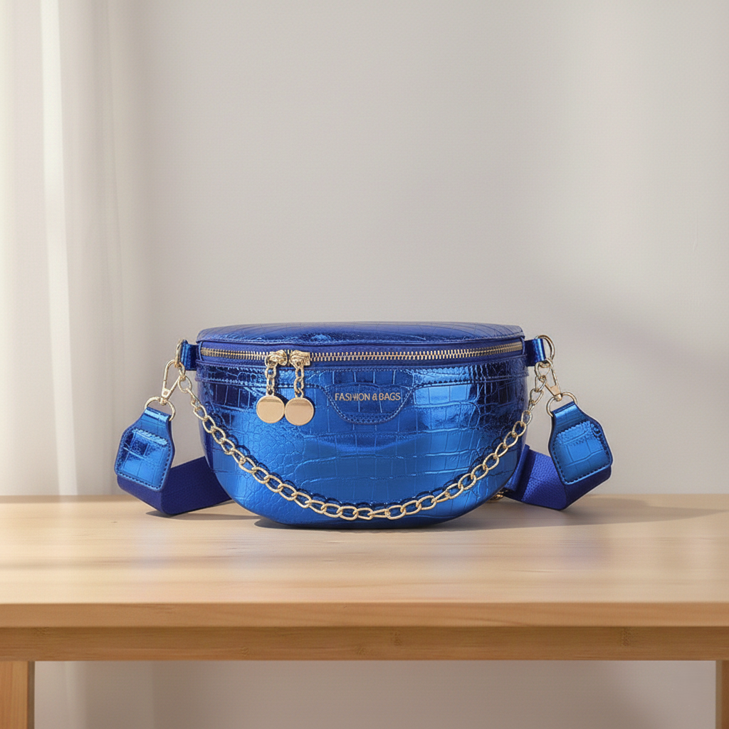 Shiny streetstyle crossbody tas