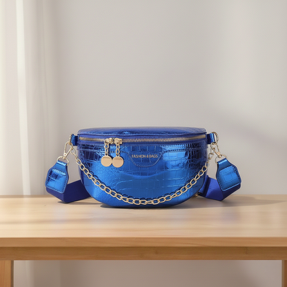 Shiny streetstyle crossbody tas